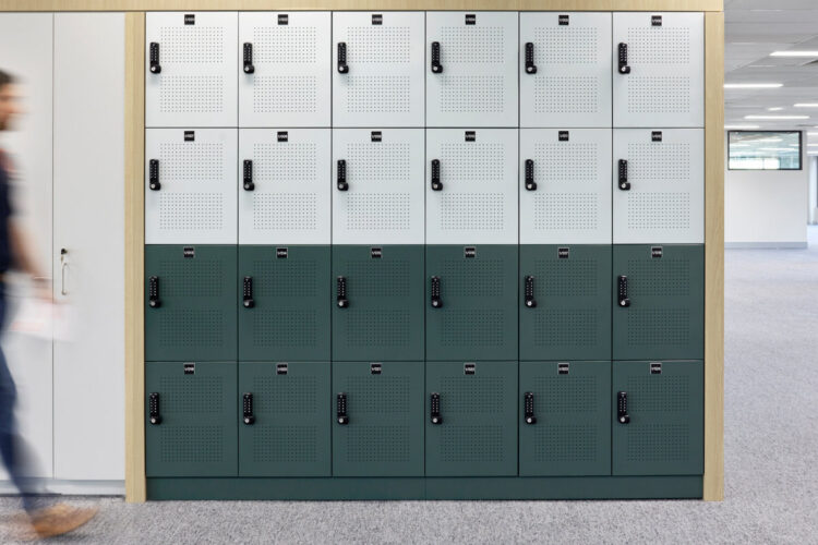 City of kingston office custom steel office lockers b05