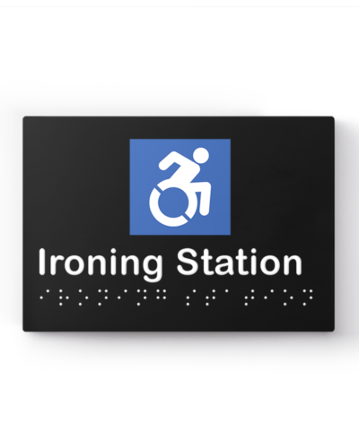 Lockin signage 9 Accessible ironing station sign