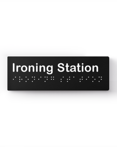 Lockin signage 13 Accessible ironing station sign no icon