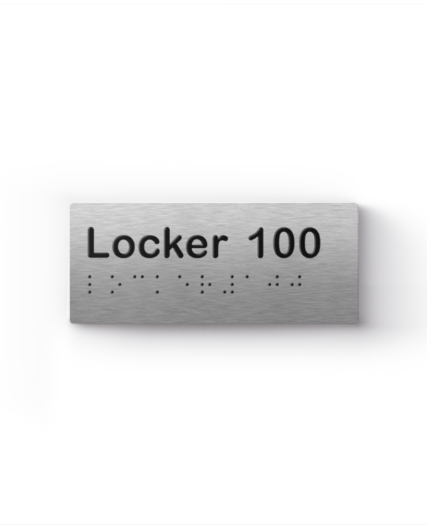 Lockin signage 7 Accessible locker sign no icon