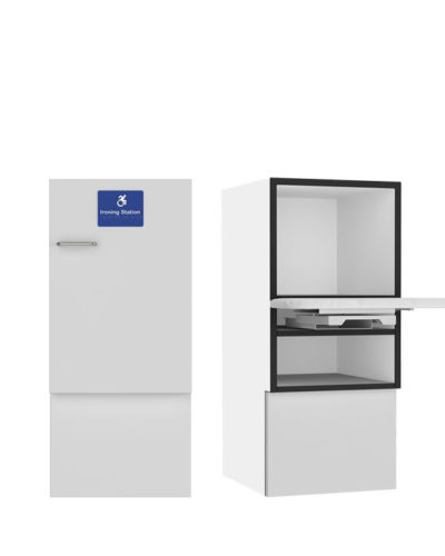 Accessible lockers 600x740 accessible ironing board duo