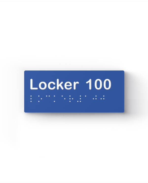 Lockin signage 6 Accessible locker sign no icon