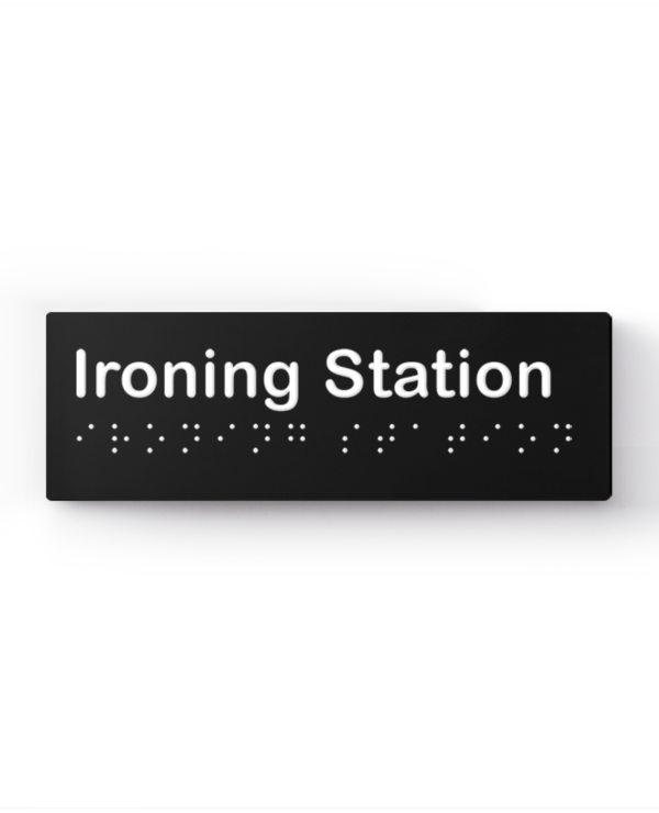 Lockin signage 13 Accessible ironing station sign no icon