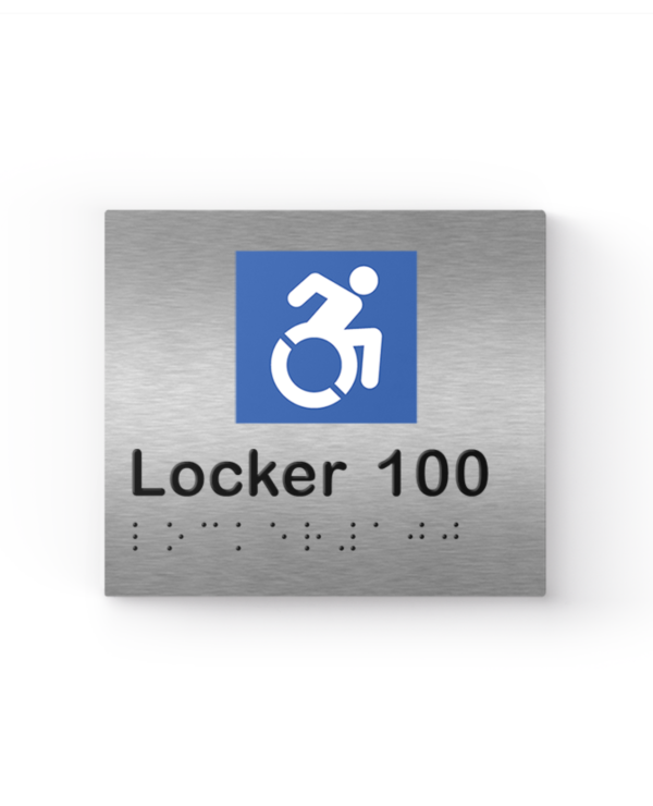 Lockin signage 3 Accessible locker sign