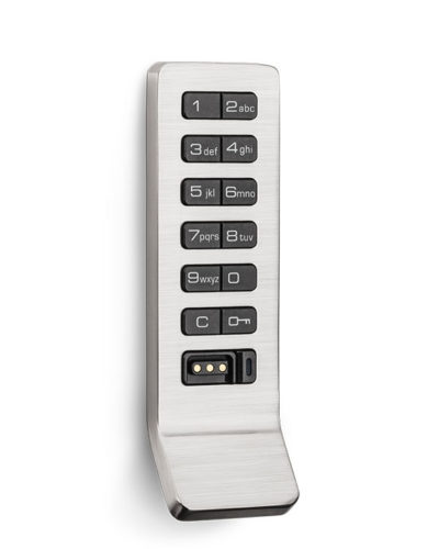 Locker locks 600x740 lockin aspire keypad silver narrow handle angle