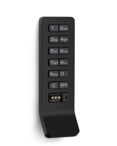 Locker locks 600x740 lockin aspire keypad black narrow handle angle