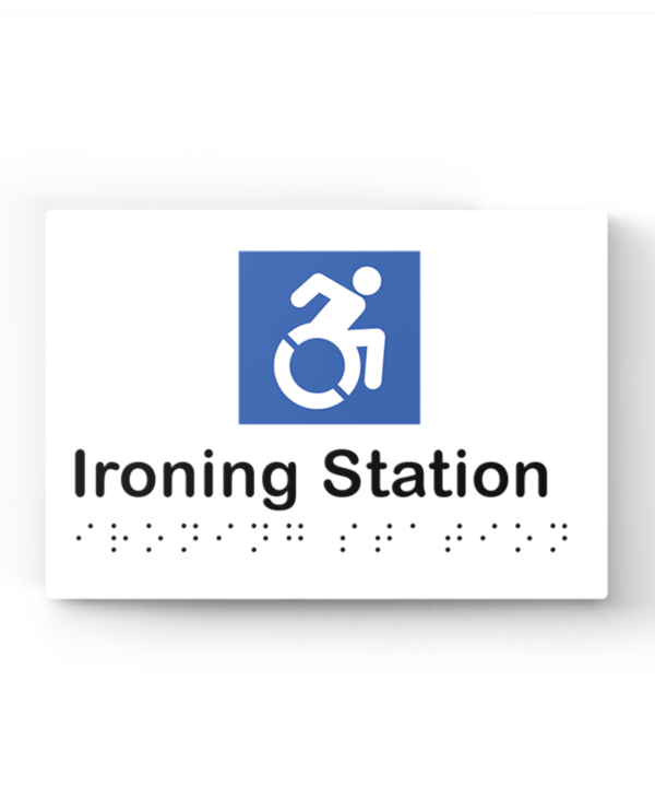 Lockin signage 12 Accessible ironing station sign