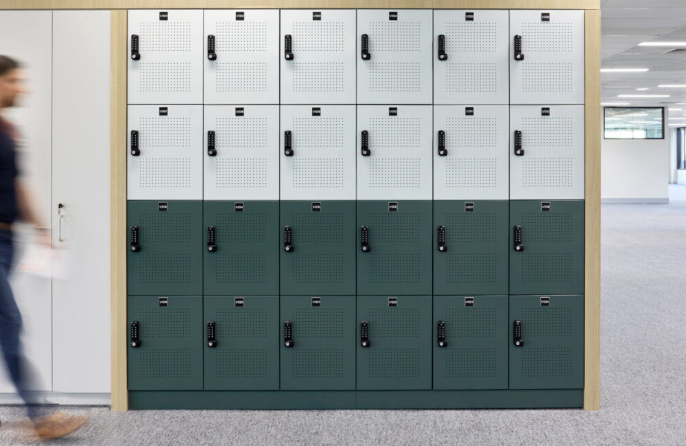 City of kingston office custom steel office lockers b05