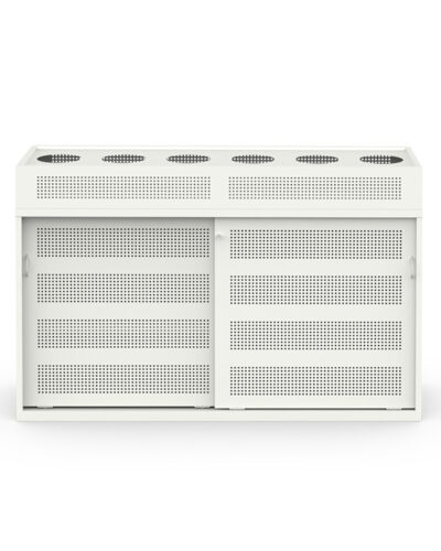 Lockin custom steel cabinet sliding door FCS