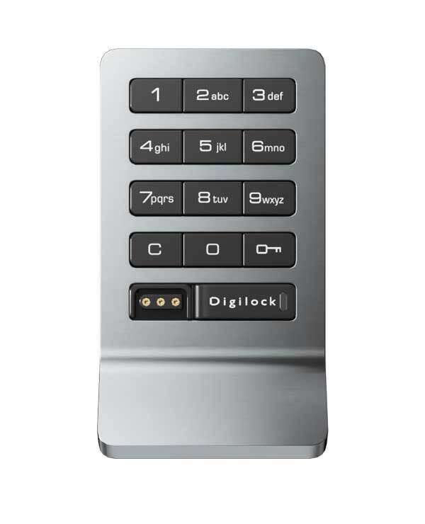 Digilock aspire code lock brushed nickel