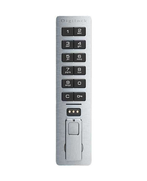Digilock versa code lock brushed nickel