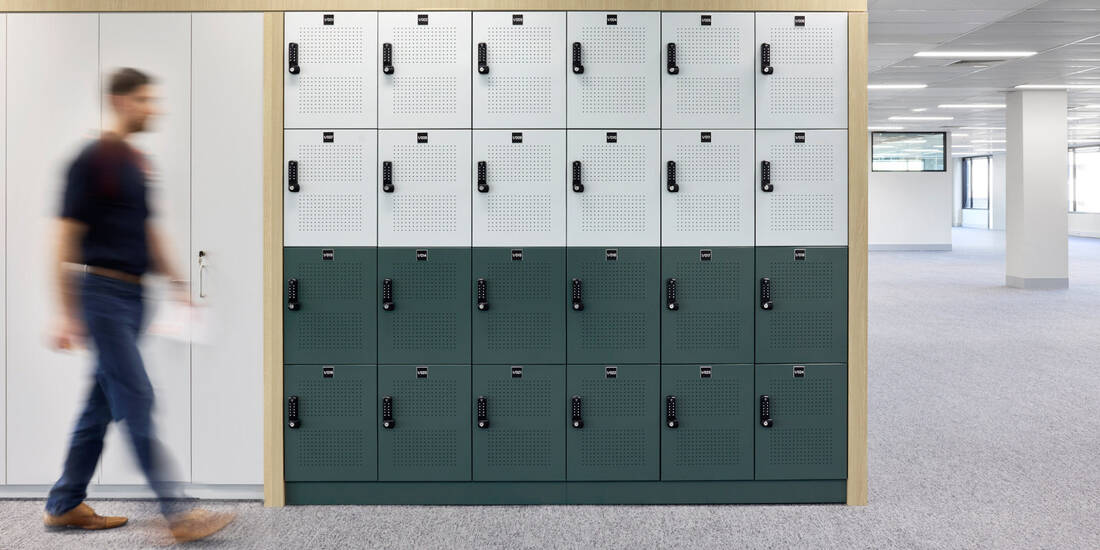 City of kingston office custom steel office lockers b05
