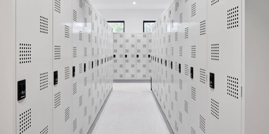 Lockin custom steel police lockers 106