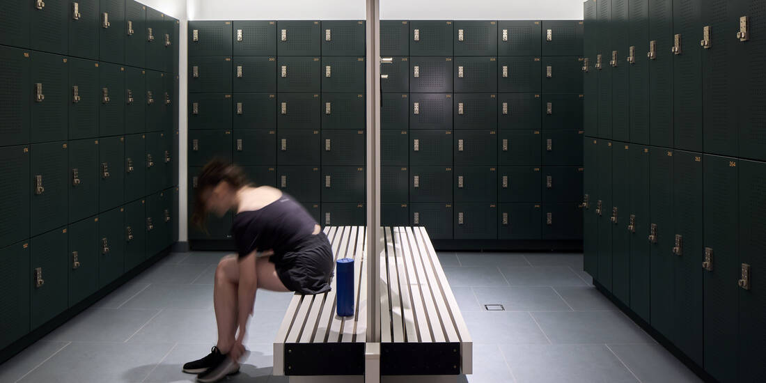 Lockin custom steel lockers commons health club 087