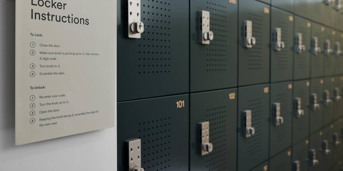 Lockin custom steel lockers commons health club 134