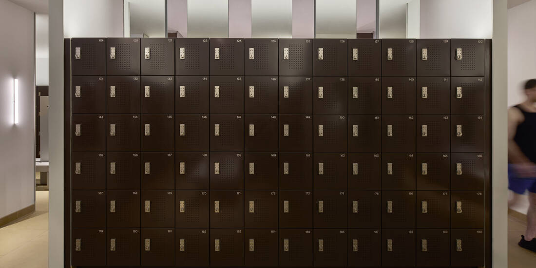 Lockin custom steel lockers commons health club 163